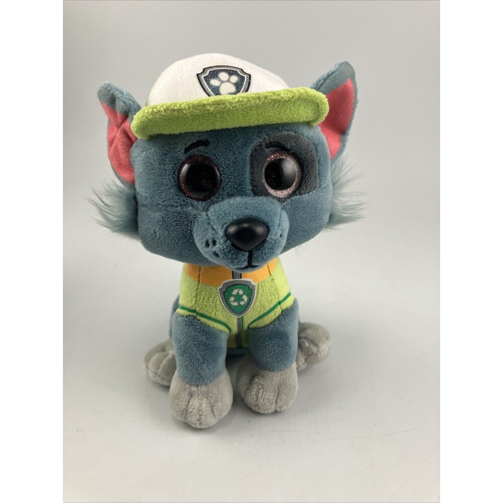 Ty Beanie Boos Paw Patrol ROCKY  6 inch Plush stuffed animal